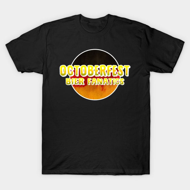 Oktoberfest Bier Fanatics. octoberfest beer T-Shirt by Jakavonis